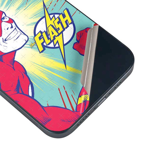 DC Comics The Flash Classic Art Smile Blast iPhone 14 Plus Skin